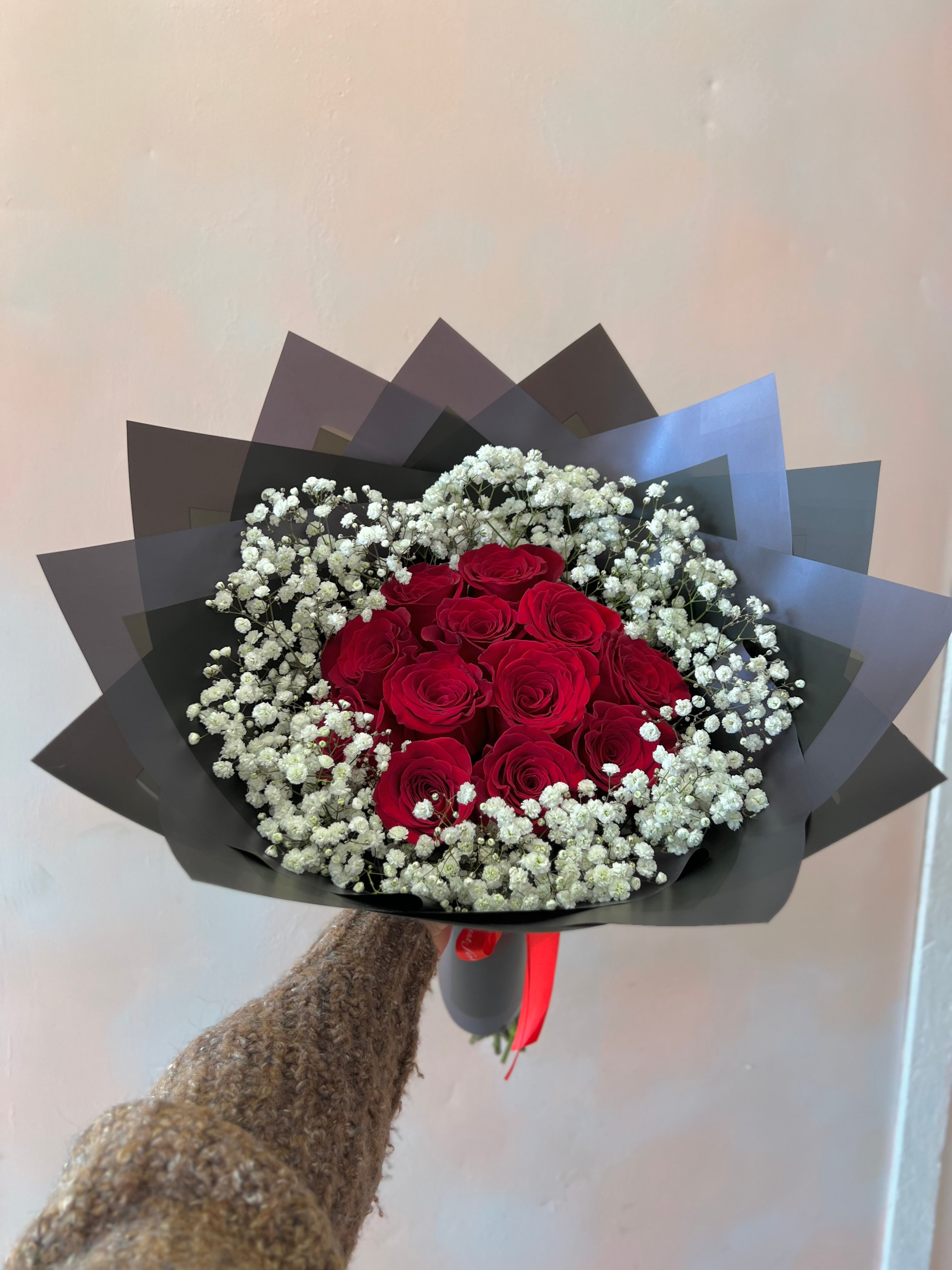 1 Dozen Round Bouquet